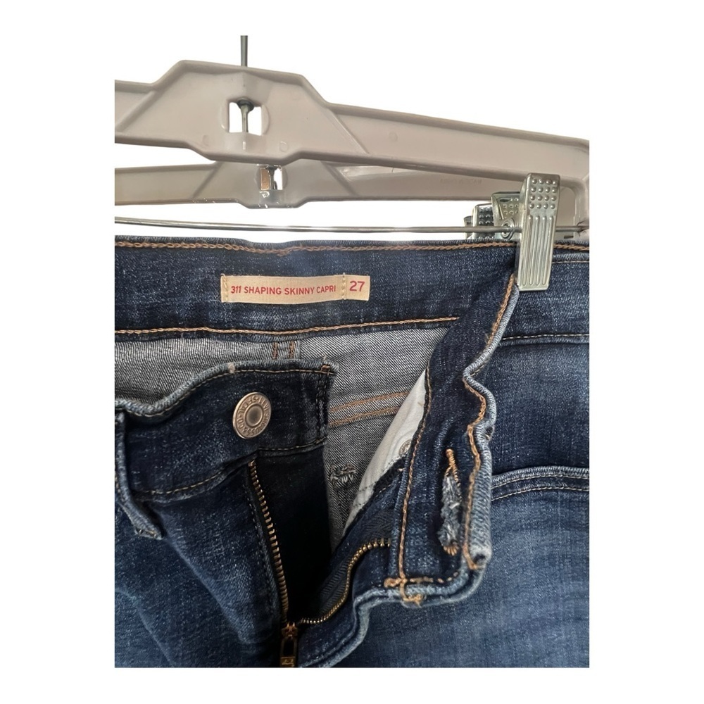 Levi 311 shaping skinny capri women’s  jeans sz 27 - Picture 3 of 3